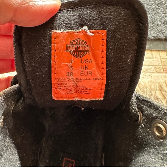 Harley Davidson Short Motorcycle Boots - Picture 3 of 12